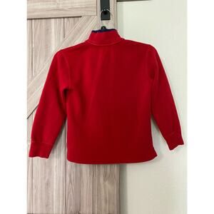 Polo Ralph Lauren red and blue quarters zip